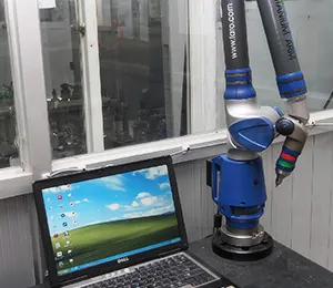 Pengukuran geometri 3D komponen (3D Measuring Arm)