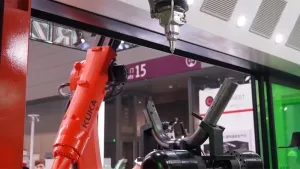 Mesin Pemotongan Laser 3D 16-Paksi Dwi-Stesen